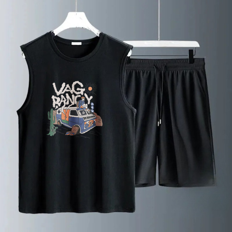 Summer Clothing Beach - Herren-Tanktop-Sets 2026 Sommer Schnelltrocknende Strand- und