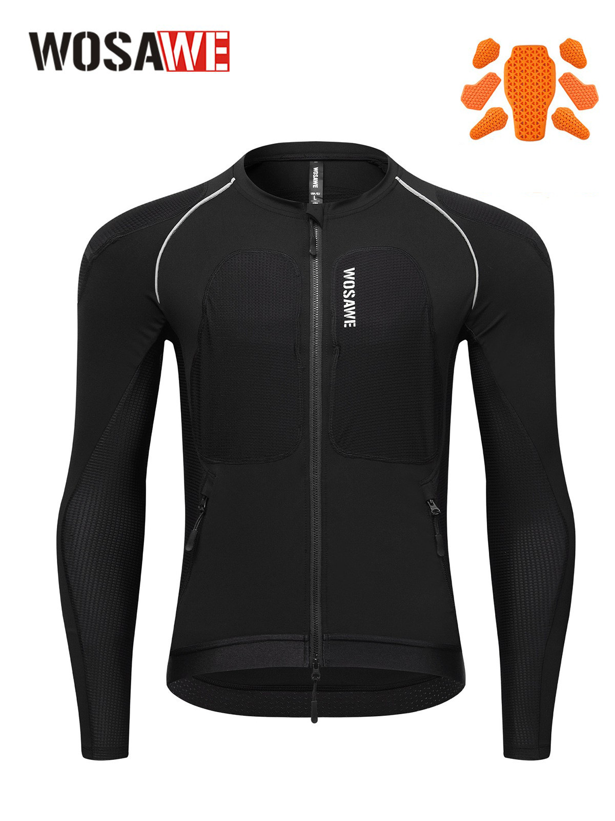 Summer Clothing Motorcycle - WOSAWE Herren Motorradjacke Leichte Motocross Motorradjacke