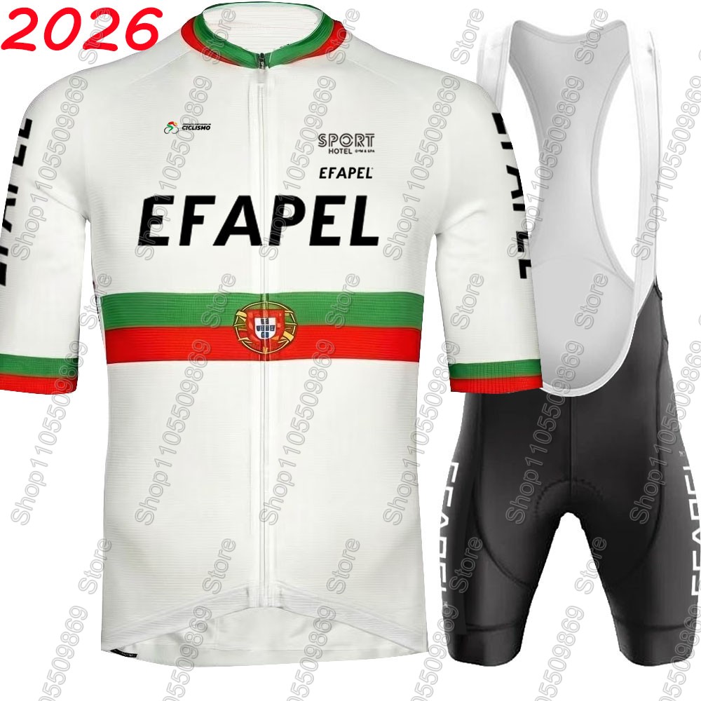 Summer Clothing Men Sale - Portugal 2026 Efapel Team Radtrikot-Set –