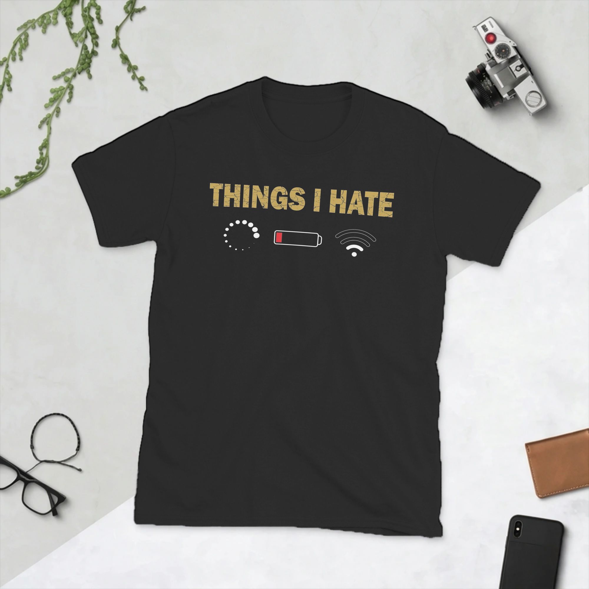 Summer Clothing Outfit Ideas - Herren-T-Shirt „Dinge, die ich hasse“ –