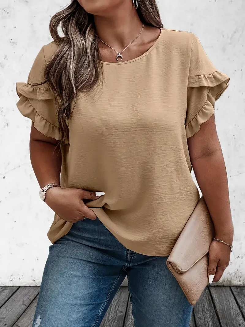 Summer Clothing Colors - Frühling Sommer Frauen Plus Größe 1XL-5XL