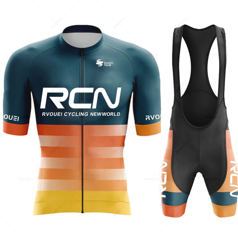 Summer Clothing Men Sale - Rvouei Team 2026 Herren Sommer Kurzarm-Radtrikot-Set