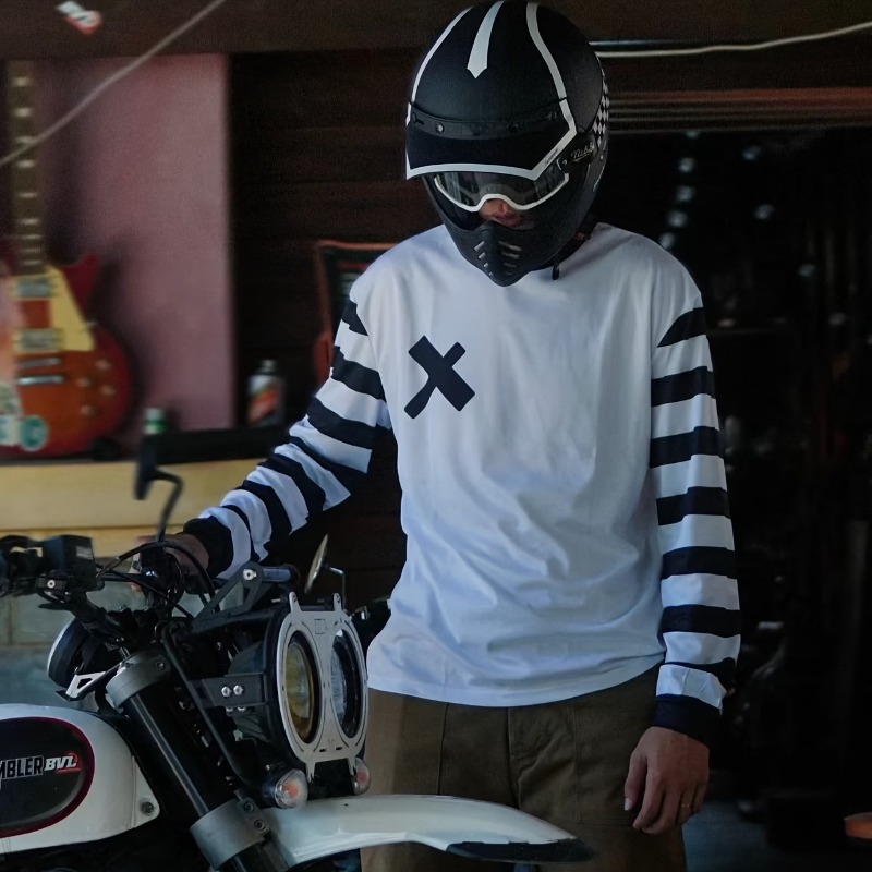 Summer Clothing Motorcycle - Sommerlicher weißer Motorrad-Offroad-Anzug, Downhill, schnell trocknende