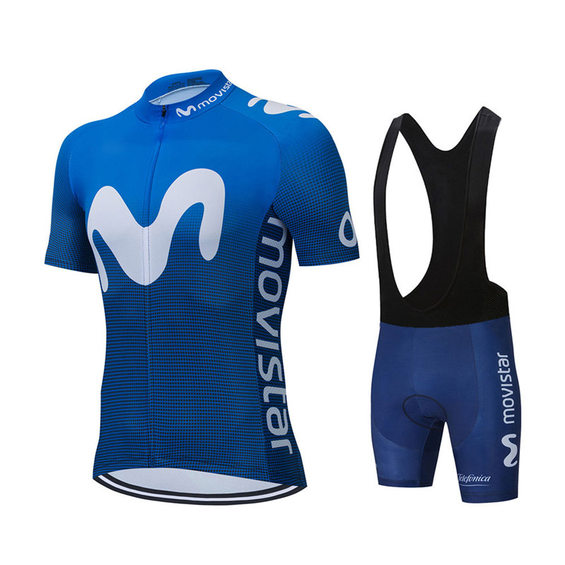 Summer Clothing Men Sale - Neue Sommer Movistar Team Radfahren Jersey