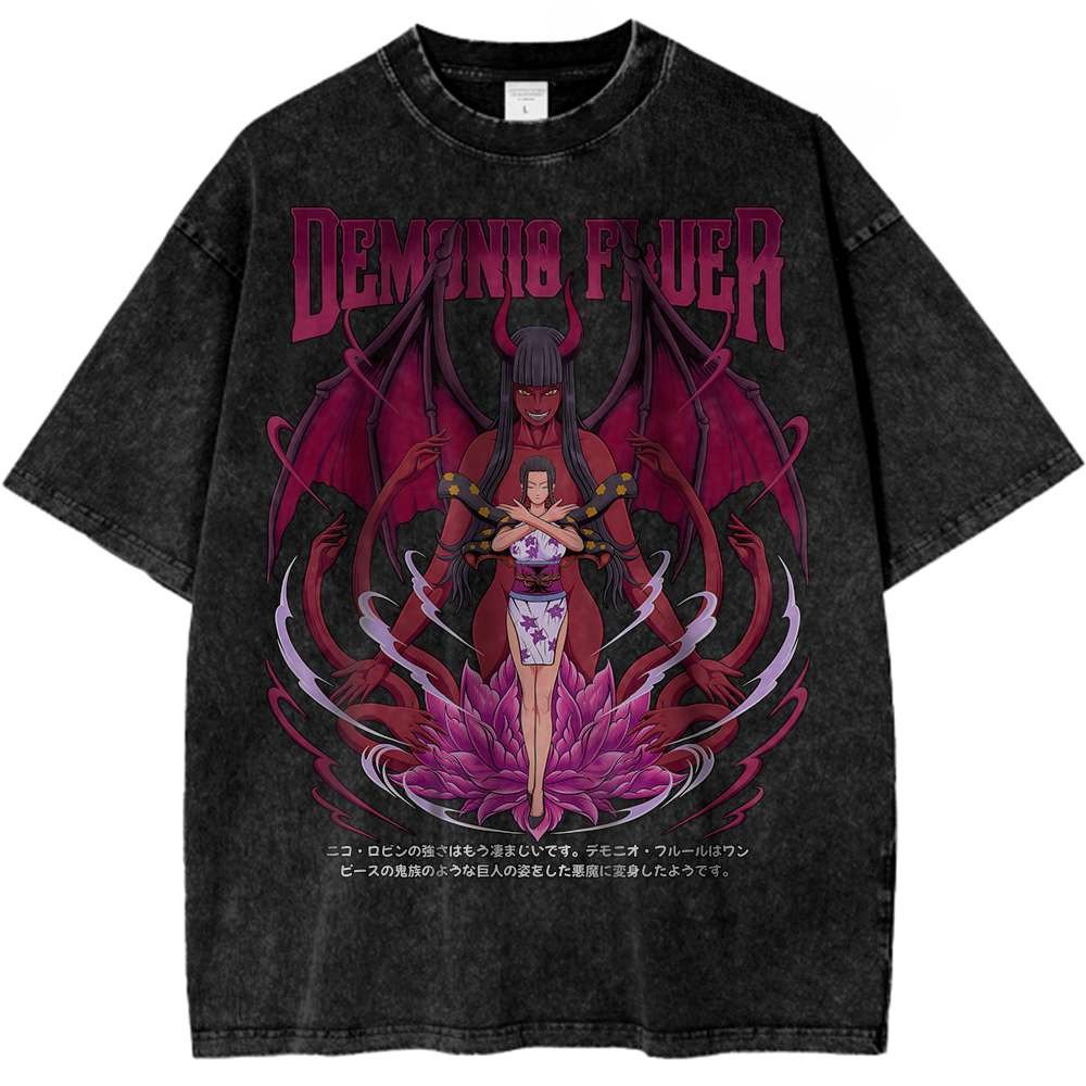 Summer Clothing Men 2025 - Nico Robin One Piece Anime T-Shirt