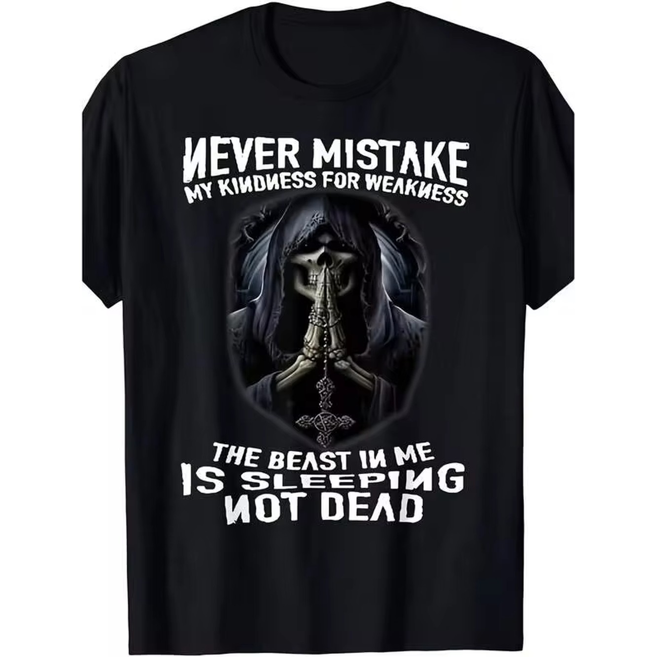 Summer Clothing Aesthetic - Herren-T-Shirt mit reinem Gothic-Totenkopfmuster | Y2K