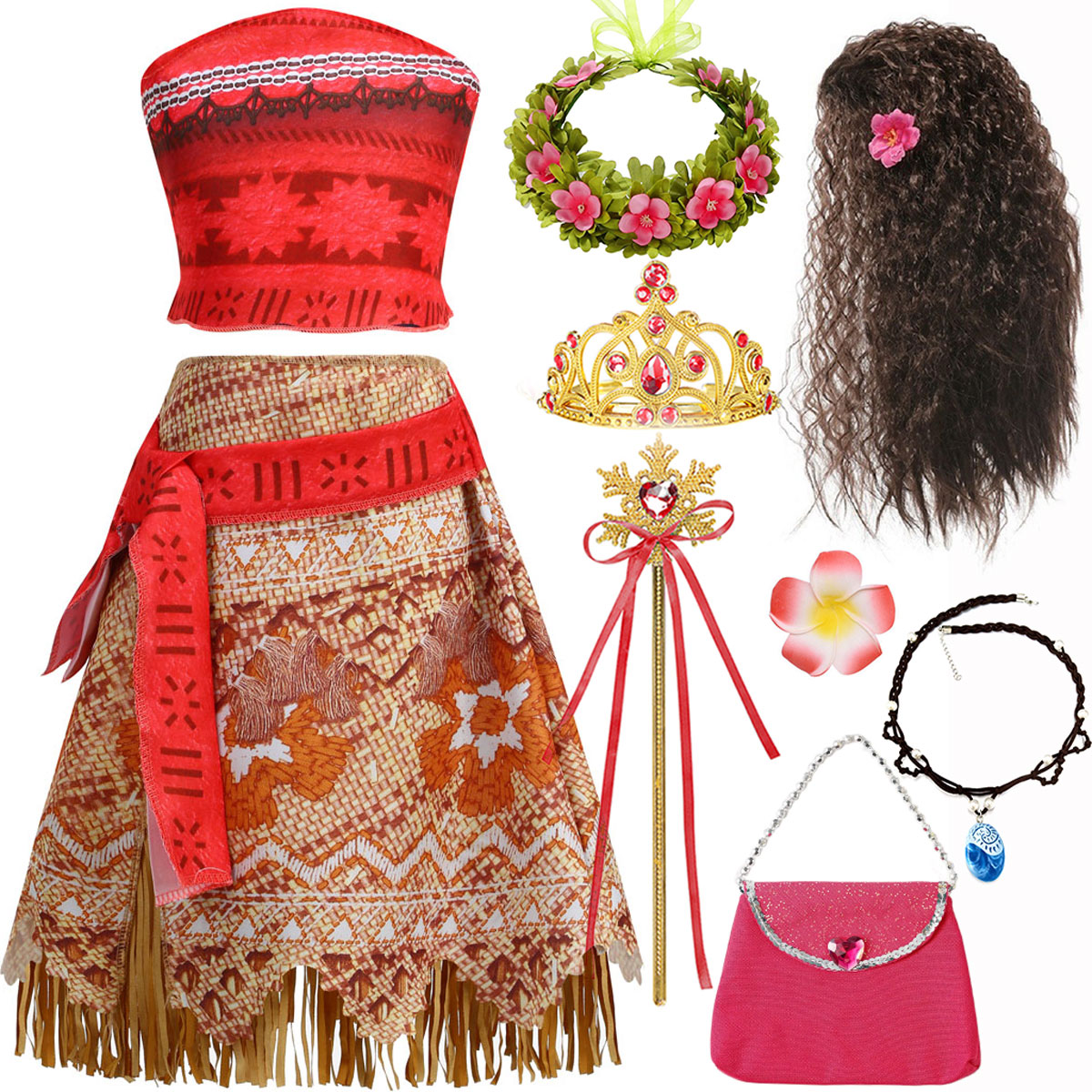 Summer Clothing Kids - Moana Kleider im klassischen Stil für