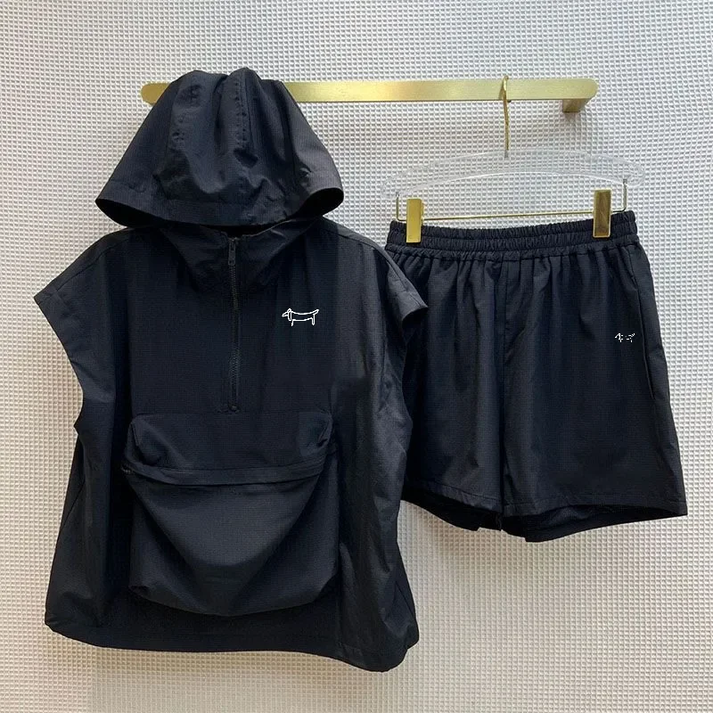 Summer Golf Clothing - Sommerliches ärmelloses Top und gepolsterte Taillenshorts,