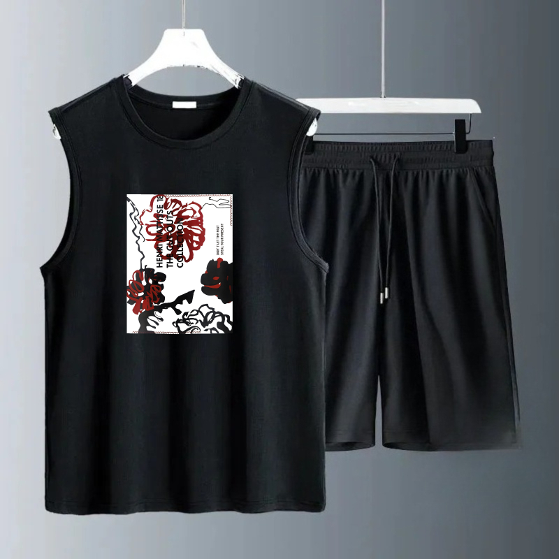 Summer Clothing Beach - Herren-Tanktop-Sets 2026 Sommer Schnelltrocknendes Bekleidungsset 2-teiliges