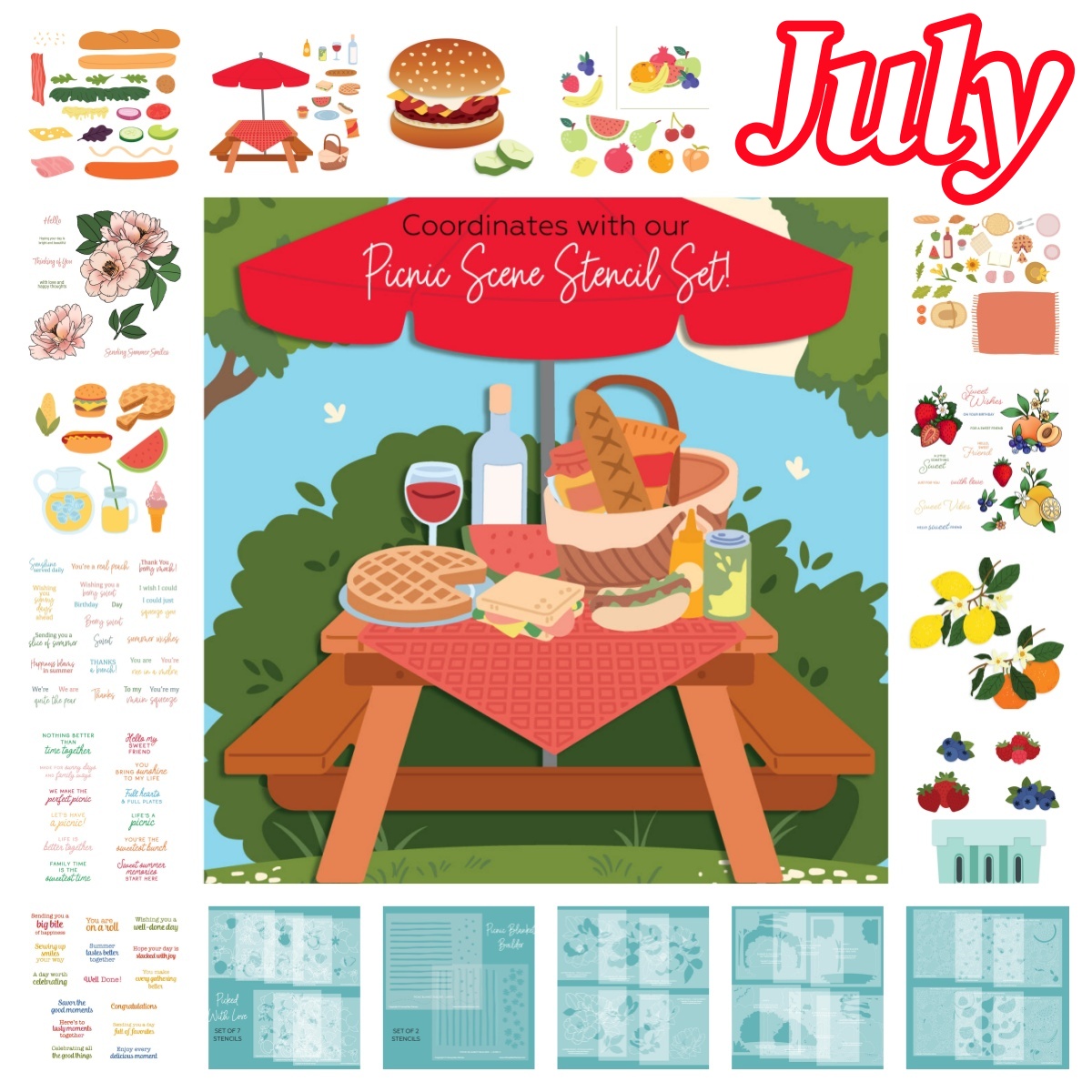 Summer Clothing Release - 2026 Neueste Perfekte Picknick-Party Sommer Metall-Stanzformen