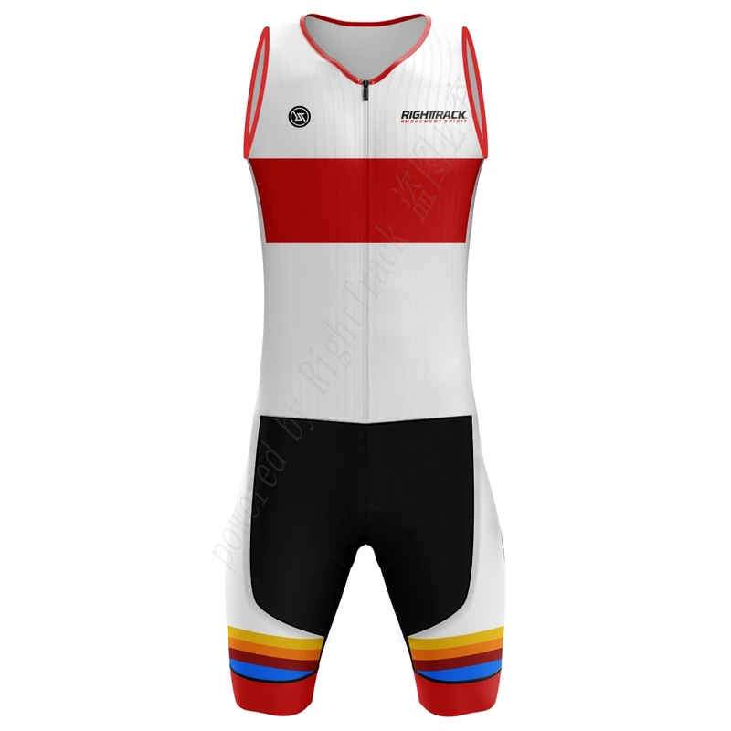Summer Clothing Colors - Pro Triathlon Trisuit Herren ärmellose Trainingskleidung