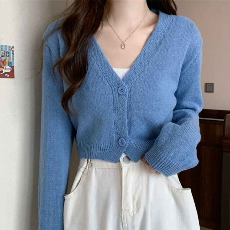 Ernte Strickjacke Frauen schla – Summer Clothing Aesthetic Bewertung und Preis