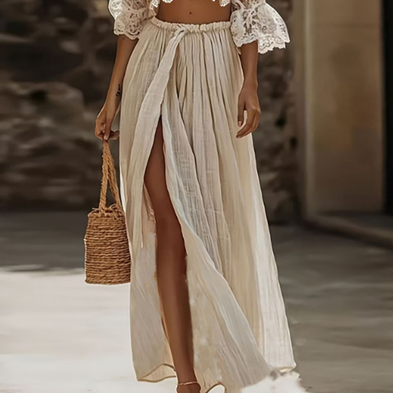 Damen Boho-Spitzen-Zweiteiler: – Summer Clothing Vacation Bewertung und Preis