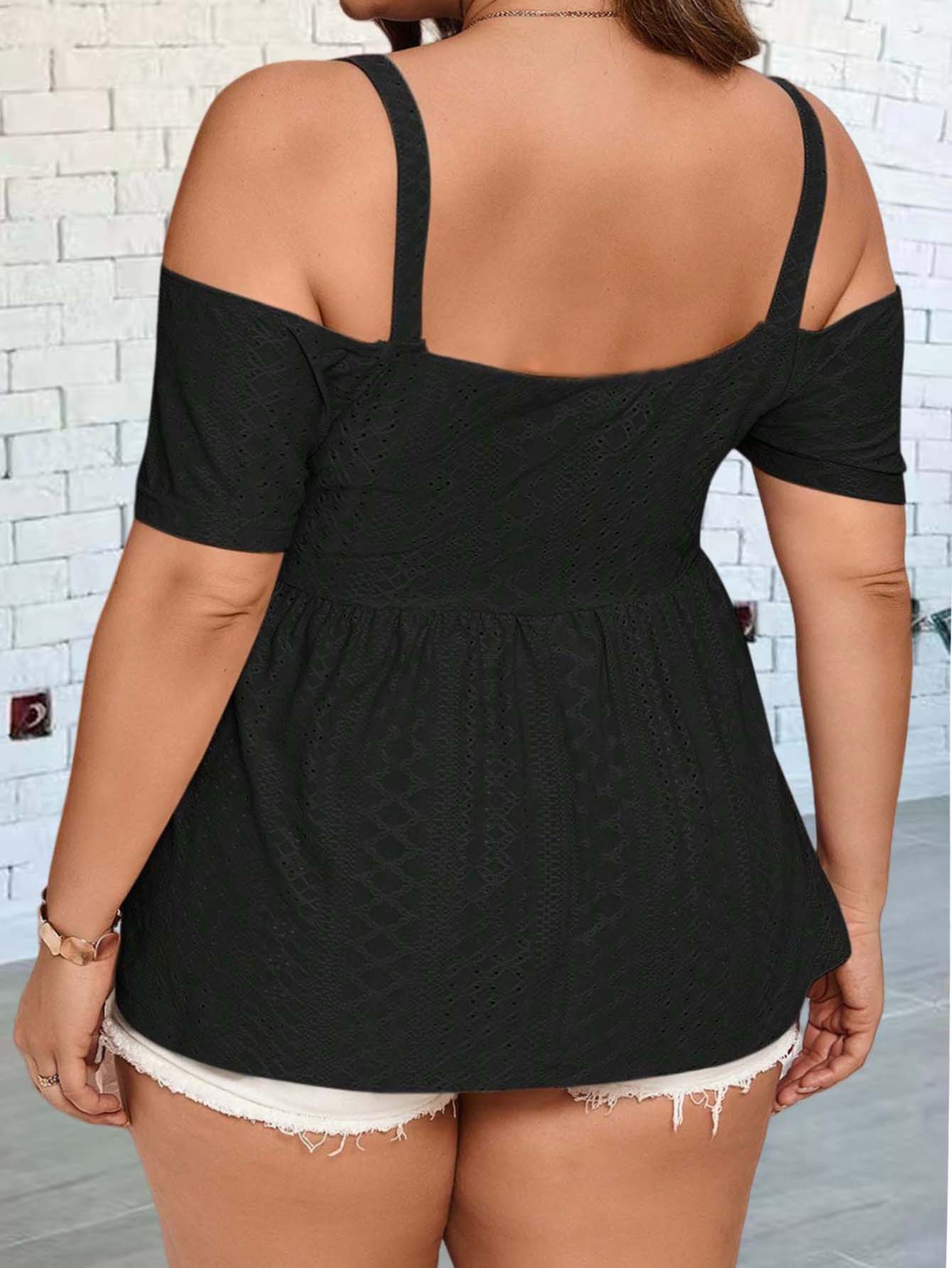 Elegante schulterfreie Weste,  – Summer Clothing Plus Size Bewertung und Preis