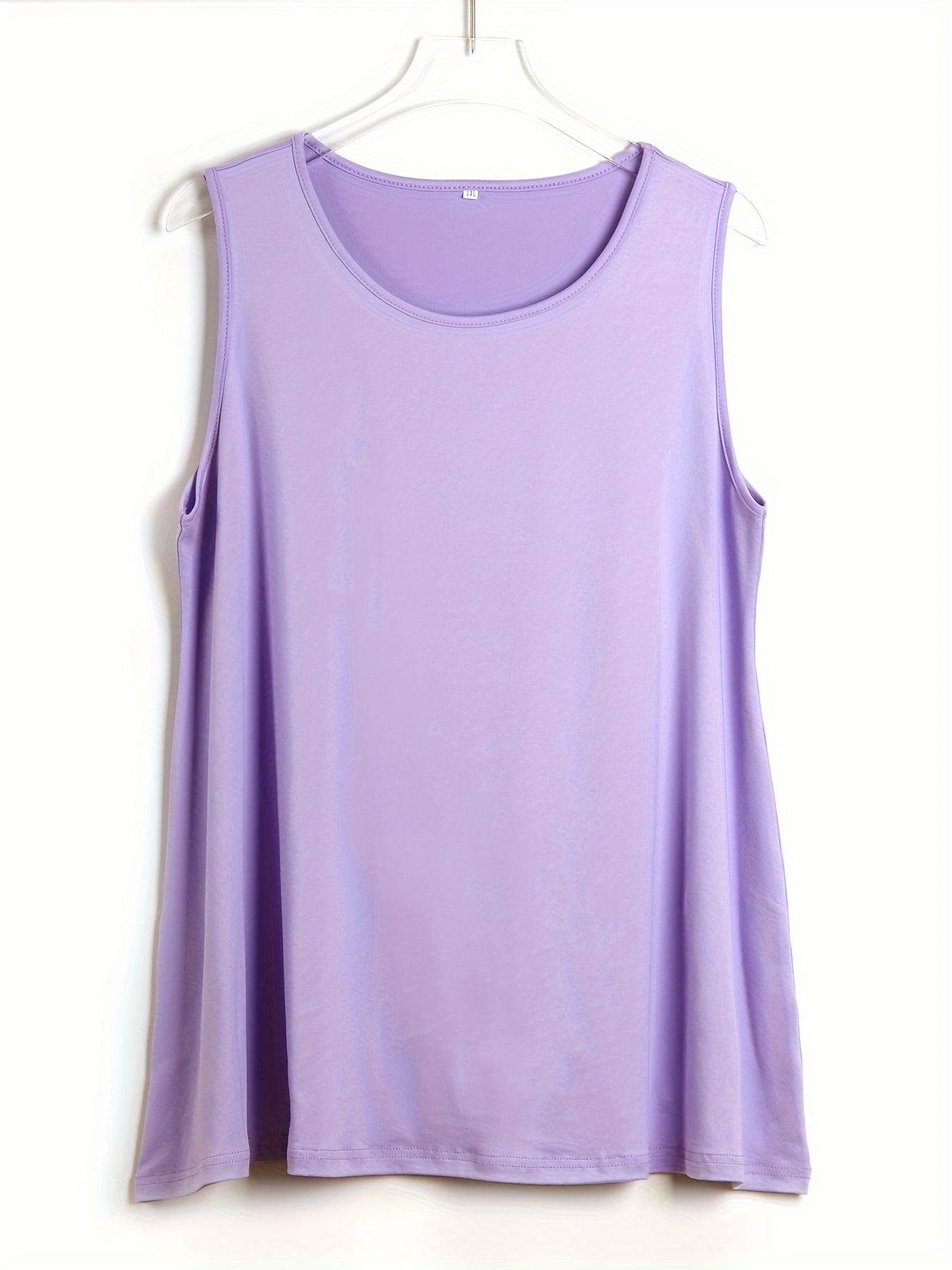 Einfaches, solides Tanktop in  – Summer Clothing Plus Size Bewertung und Preis