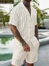 Herren Häkel-Strick 2-Teiliges – Summer Clothing Vacation Bewertung und Preis