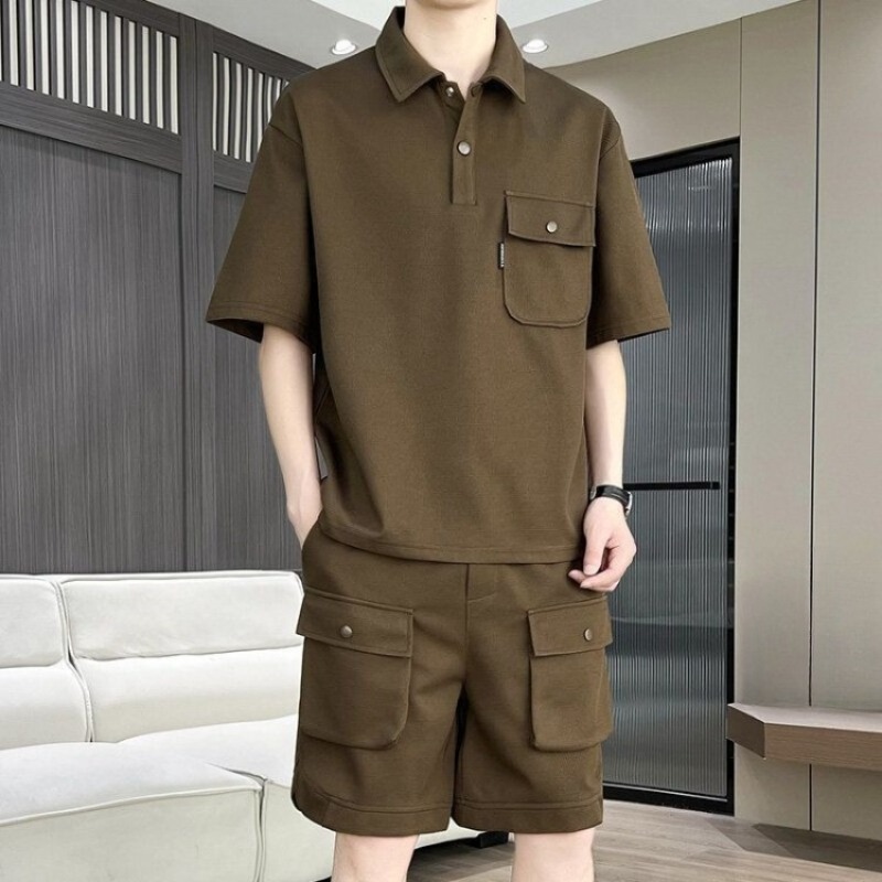 Herren Sommer Kurzarm-Poloshir – Summer Clothing Sets Bewertung und Preis