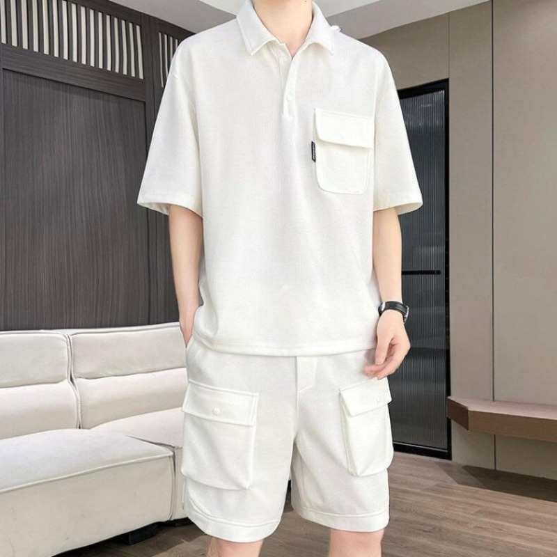 Herren Sommer Kurzarm-Poloshir – Summer Clothing Sets Bewertung und Preis