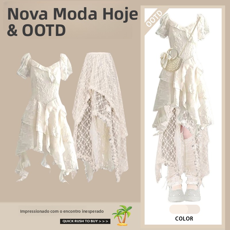 Modisches Sommerkleid mit ungl – Summer Clothing Vacation Bewertung und Preis