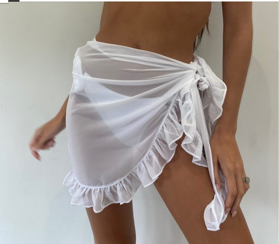 6 Farben Rüschen Bikini Cover  – Summer Clothing Colors Bewertung und Preis