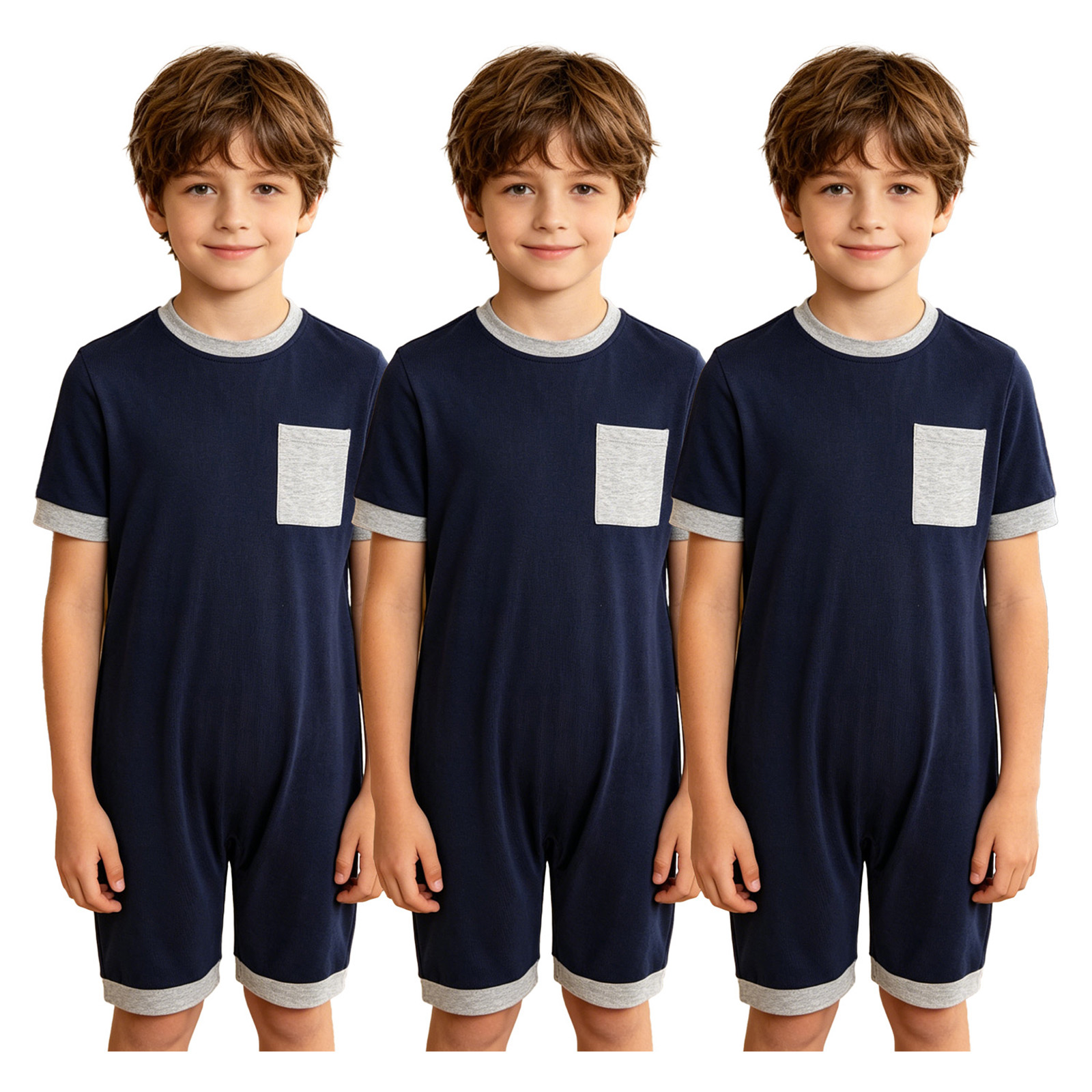 3-teiliges Set Kinder-Overalls – Summer Clothing Kids Boys Bewertung und Preis