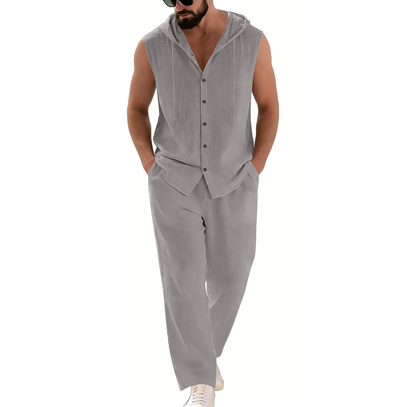 Herren-Freizeitanzug aus Leine – Summer Clothing Sets Bewertung und Preis