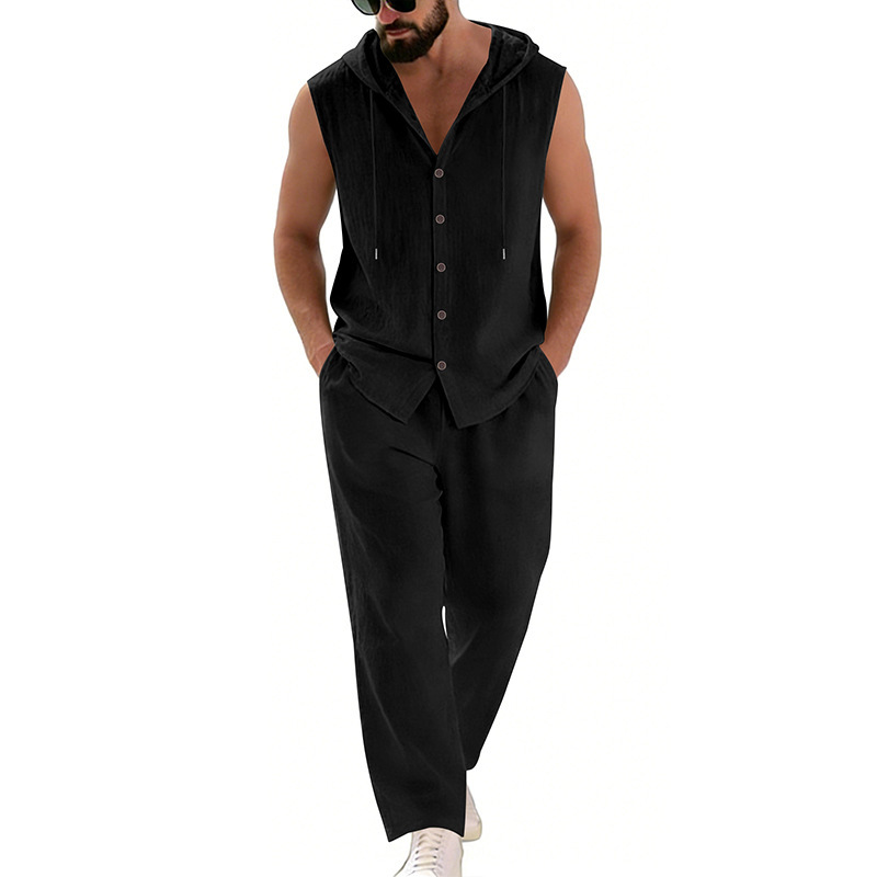 Herren-Freizeitanzug aus Leine – Summer Clothing Sets Bewertung und Preis