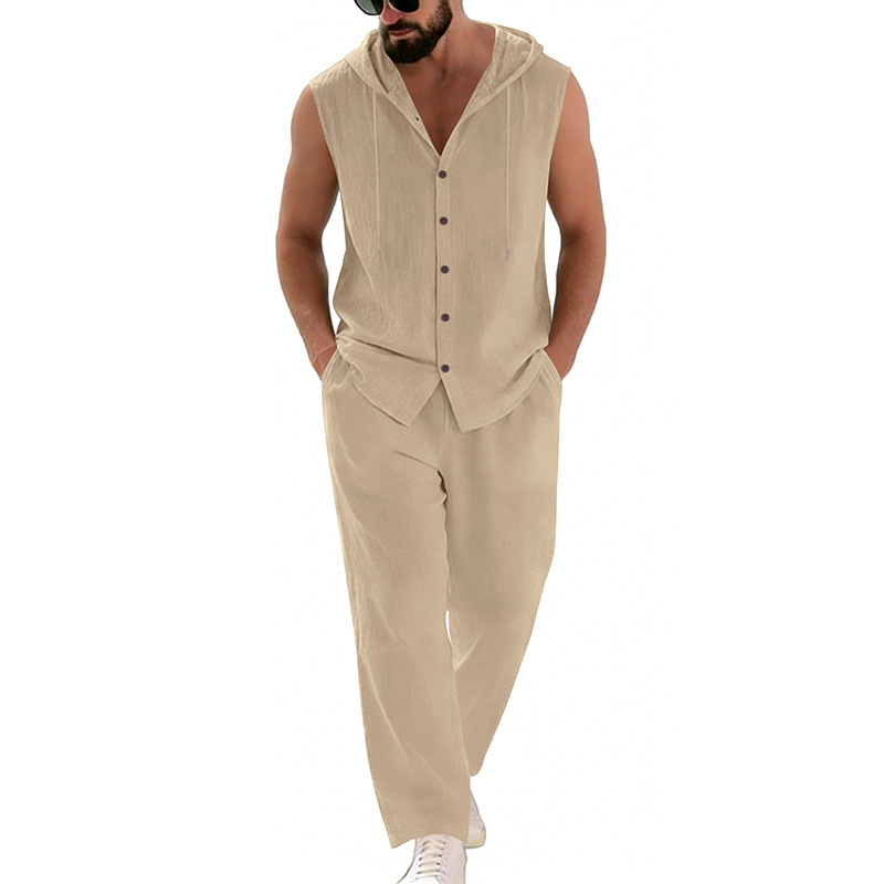 Herren-Freizeitanzug aus Leine – Summer Clothing Sets Bewertung und Preis