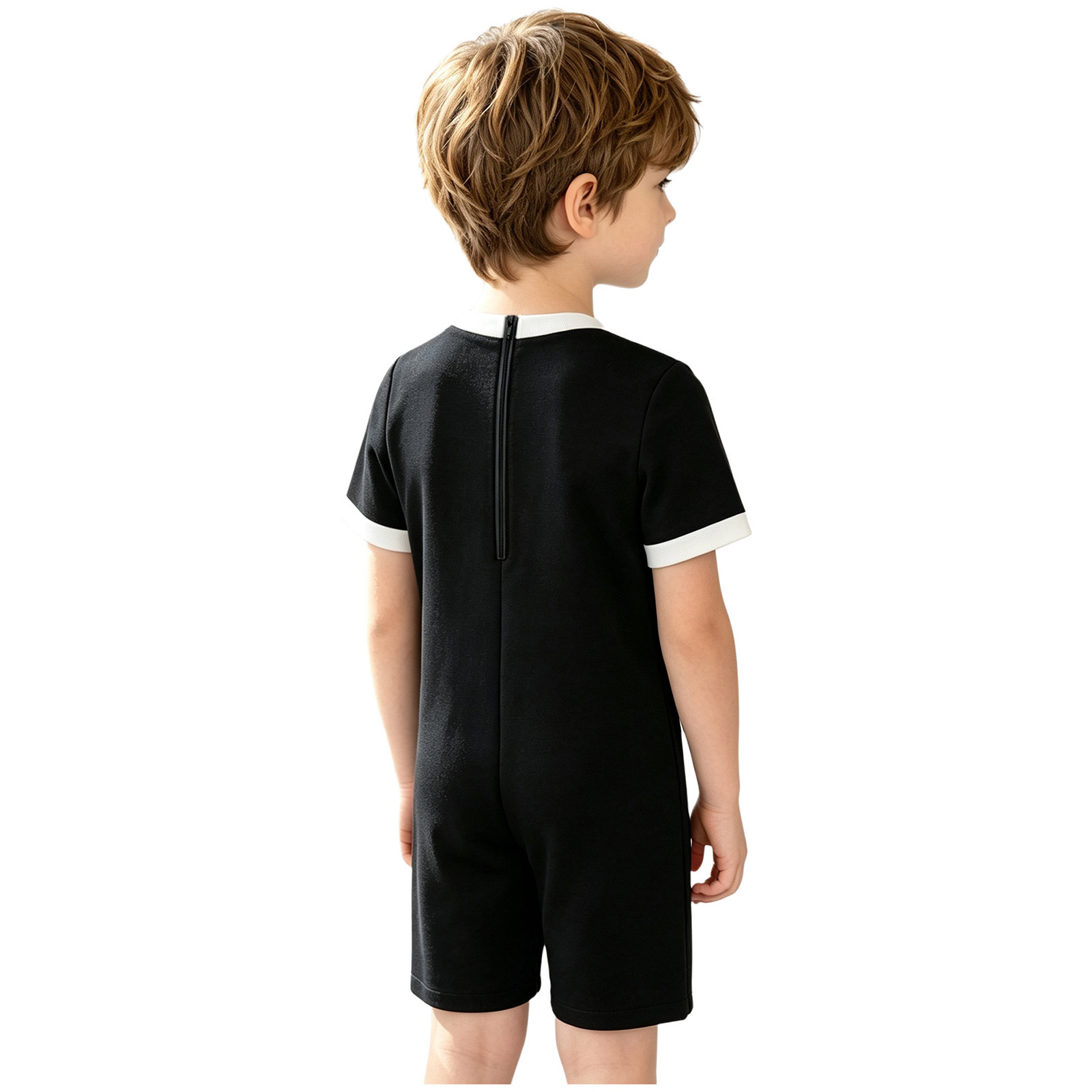 Kinder-Jumpsuit mit Druckknöpf – Summer Clothing Kids Boys Bewertung und Preis