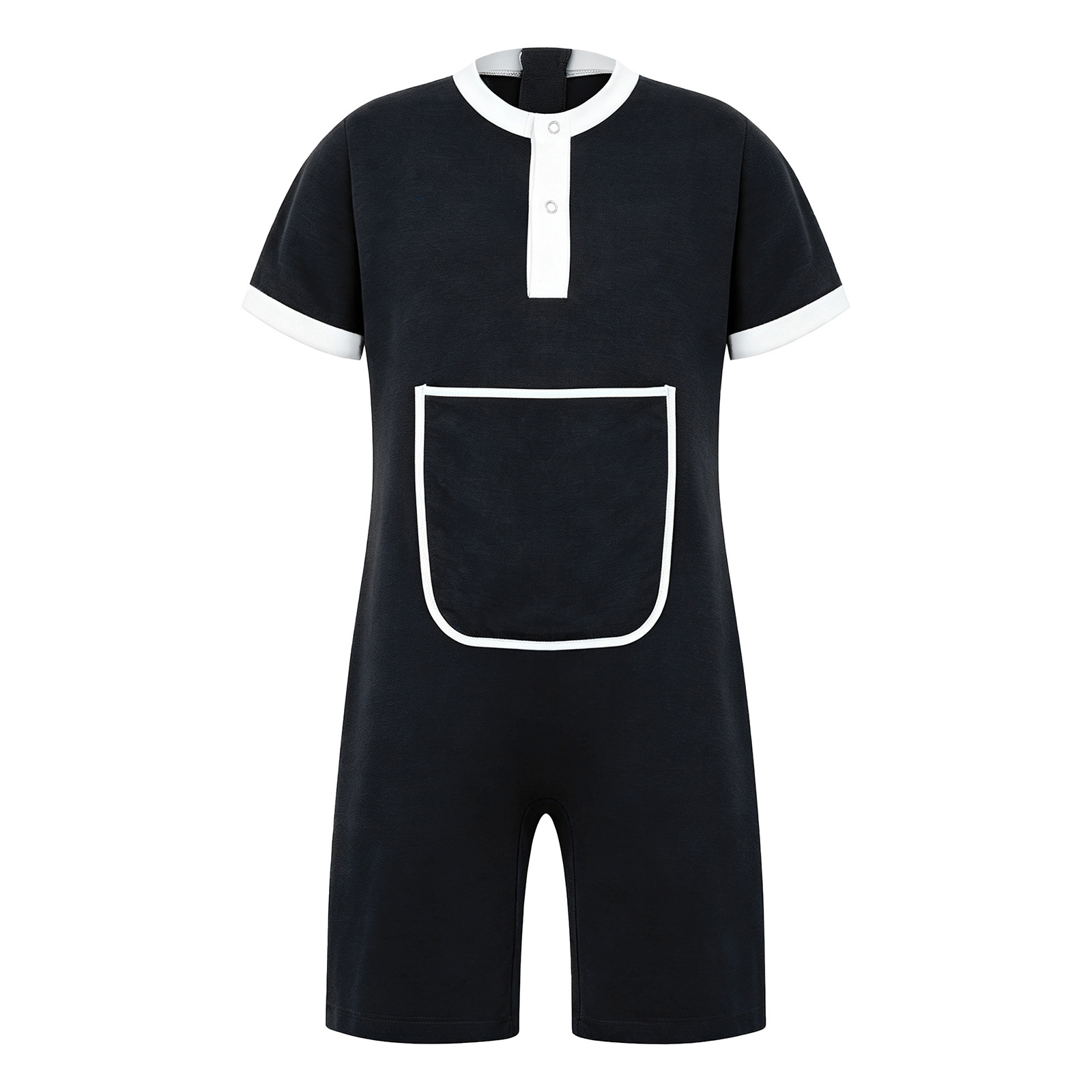 Kinder-Jumpsuit mit Druckknöpf – Summer Clothing Kids Boys Bewertung und Preis