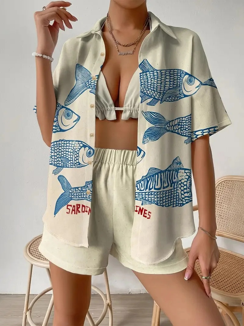 Mode Druck Strand Urlaub 2-tei – Summer Clothing Vacation Bewertung und Preis