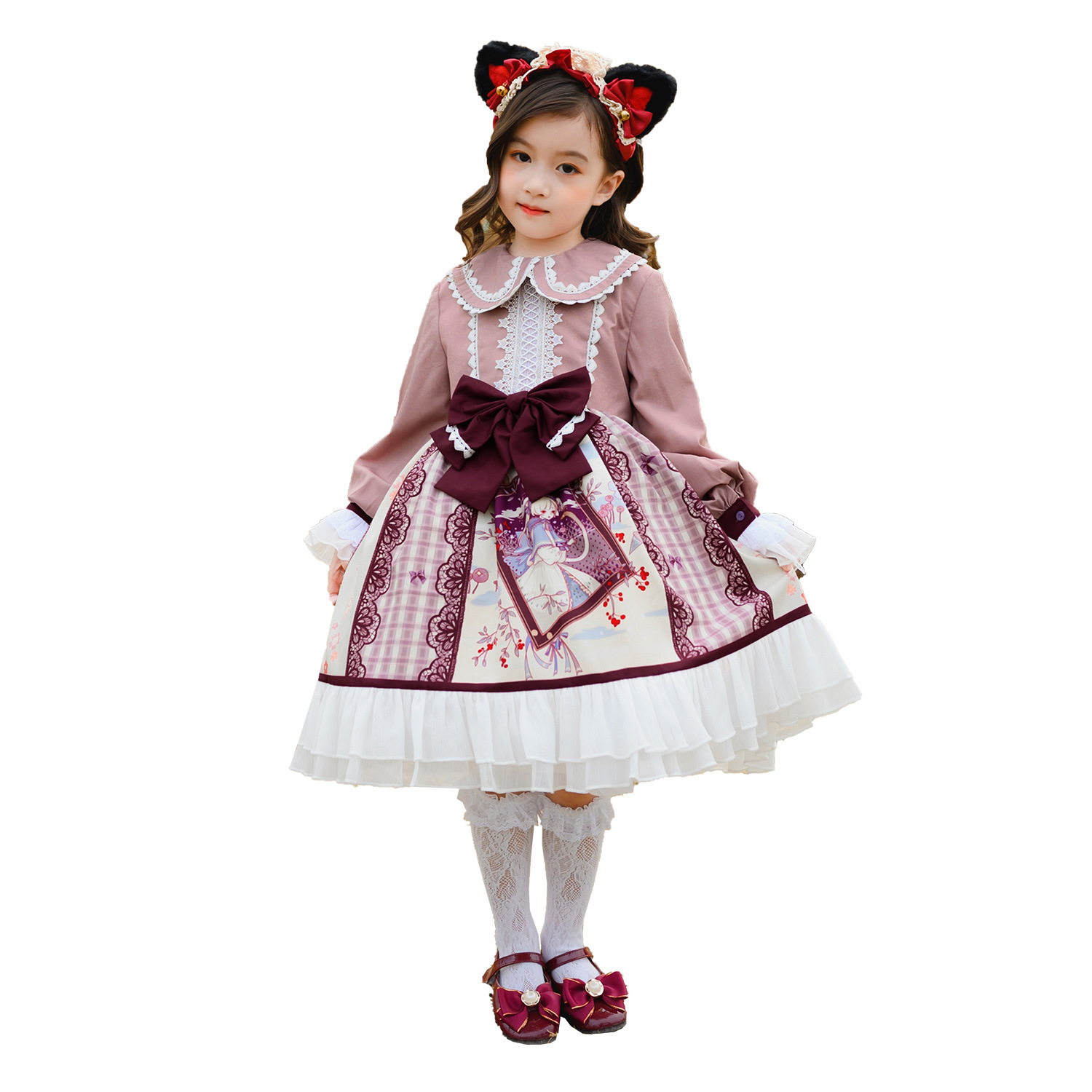 Kinder-Lolita-Kleidung Langärm – Summer Clothing Girls Bewertung und Preis