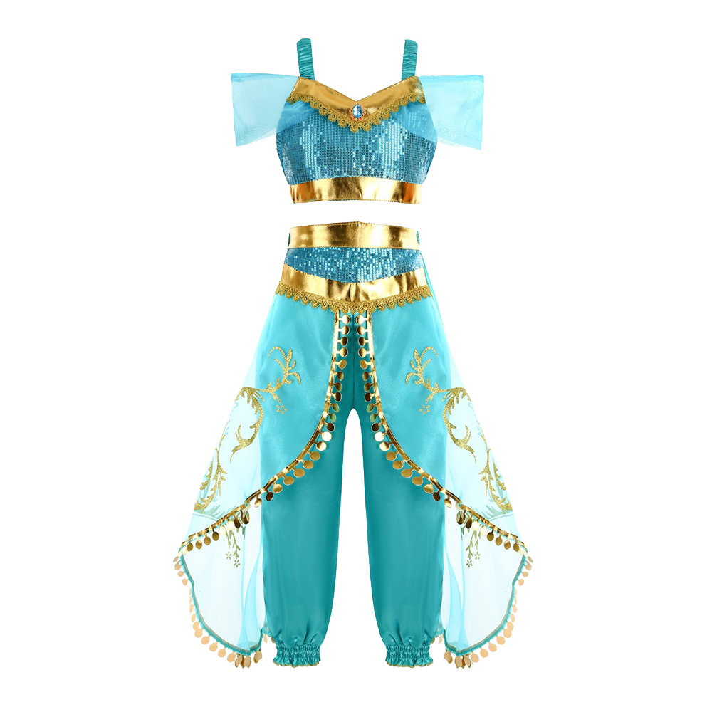 Mädchen-Jasmin-Fantasiekostüm, – Summer Clothing Kids Bewertung und Preis