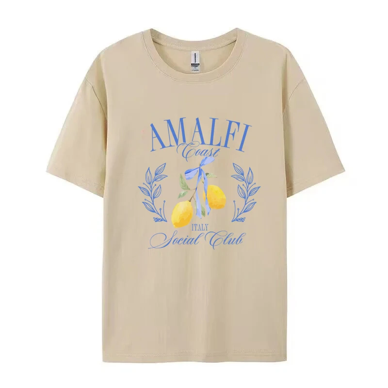 T-Shirt mit Zitronen-Print, ku – Summer Clothing Aesthetic Bewertung und Preis