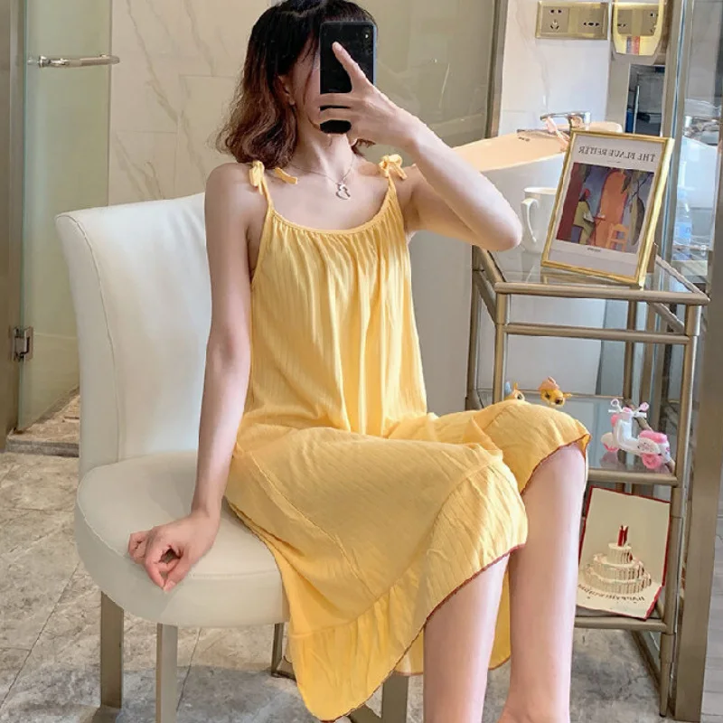 Weiches Damen-Nachthemd, Pyjam – Summer Clothing Colors Bewertung und Preis