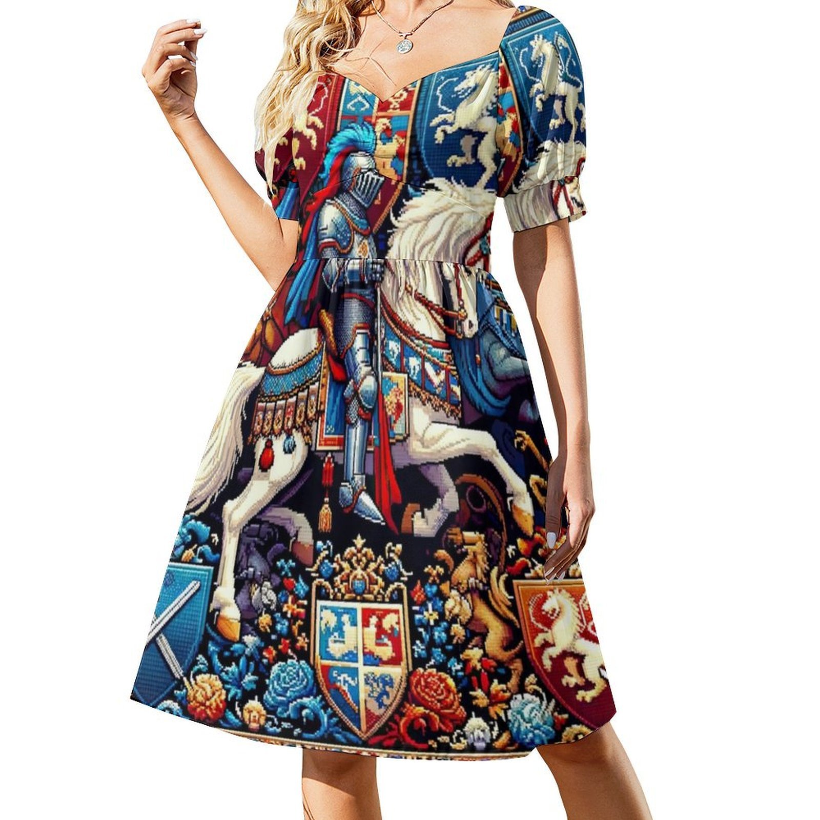 Nahtlose Muster Ritter Königre – Summer Clothing Design Bewertung und Preis