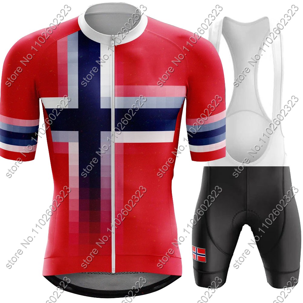 2024 Norwegen Rad trikot Natio – Summer Clothing Men Sale Bewertung und Preis
