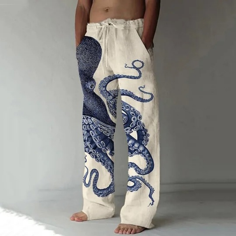 Japanische Kunst, Oktopus, Gra – Summer Clothing Men 2025 Bewertung und Preis