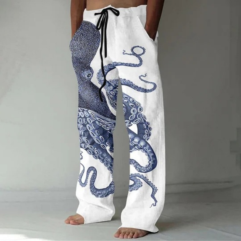 Japanische Kunst, Oktopus, Gra – Summer Clothing Men 2025 Bewertung und Preis