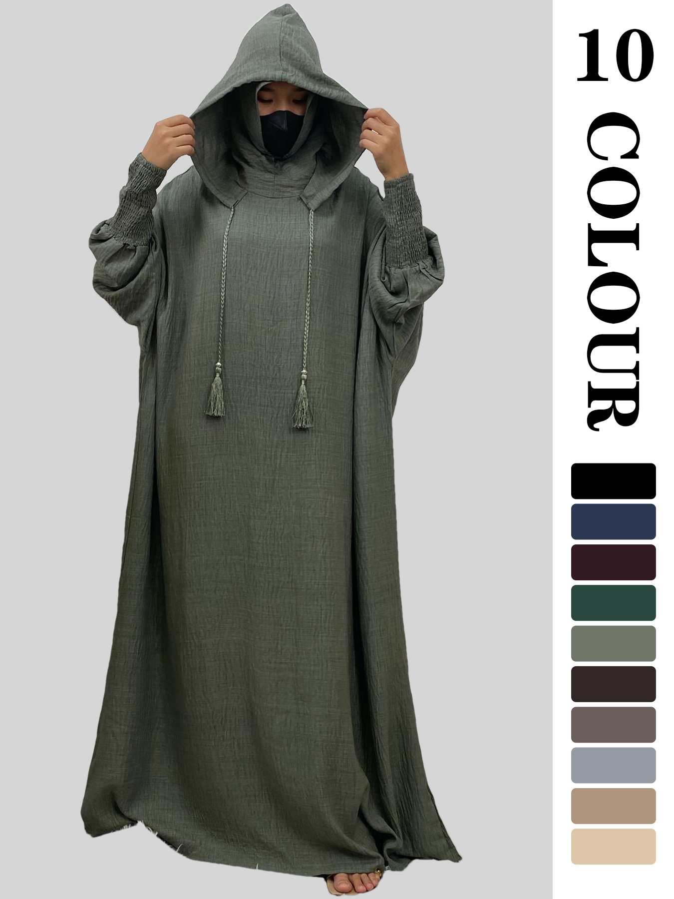 Frauen 12 Farben Abayas Muslim – Summer Clothing Colors Bewertung und Preis